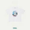 Áo thun boxy Owlbrand Boat Timeless Blues