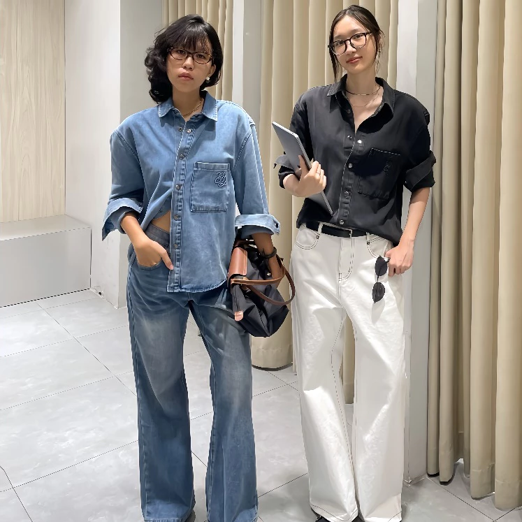 Áo sơ mi jean Owlbrand Timeless Blues - Ảnh 2