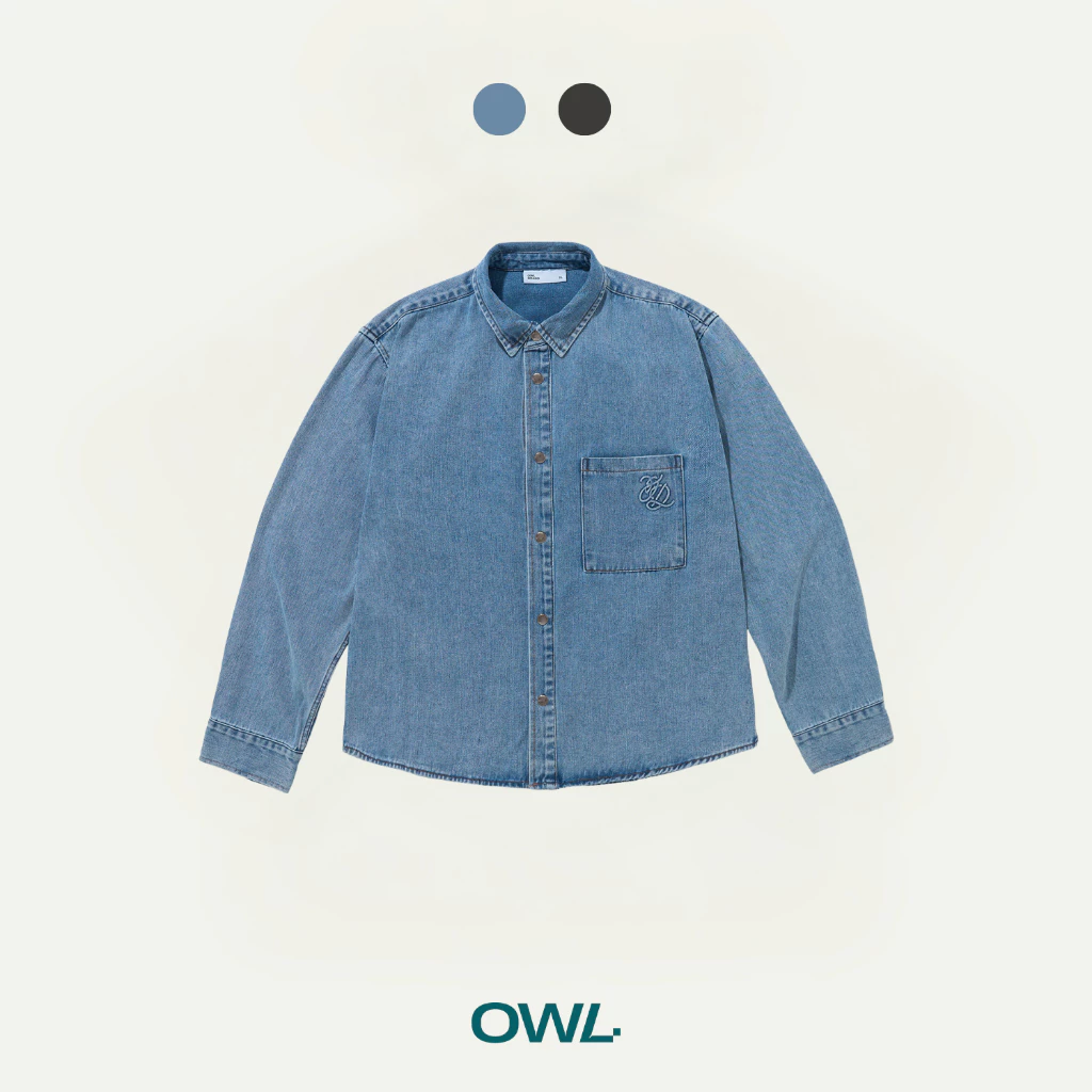 Áo sơ mi jean Owlbrand Timeless Blues